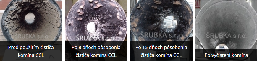 pôsobenie čističa komína CCL